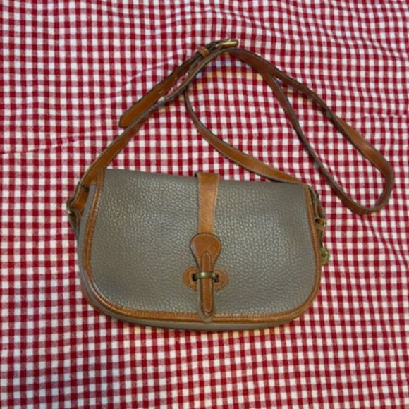 Vintage Dooney & Bourke Leather Cross body bag  Made in USA - Picture 1 of 5